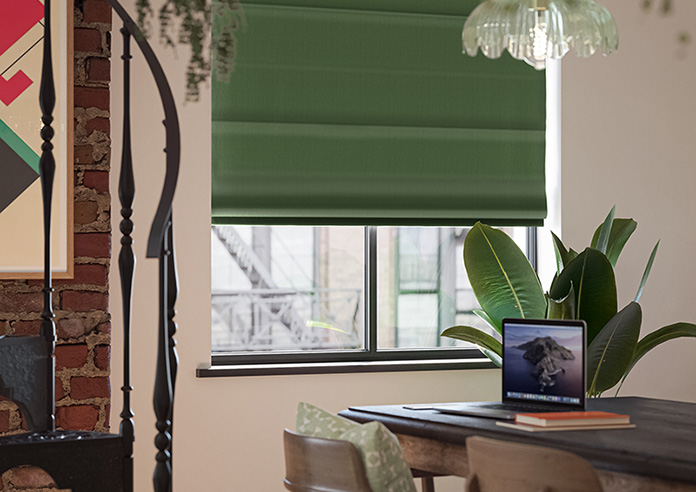 Lyra, Juniper - Twist&Fit Roman Blind - Image 5